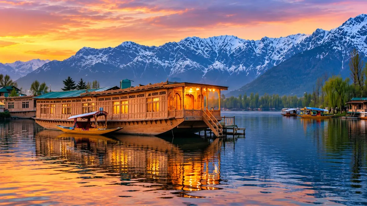 houseboat in dal lake